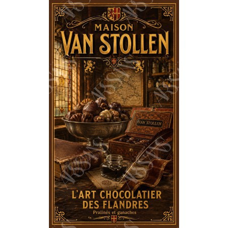 Maison Van Stollen – affiche & plaque vintage | Manufacture Arssans
