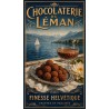 Chocolaterie du Léman – affiche & plaque vintage | Manufacture Arssans