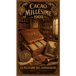 Cacao Millésime 1900 – affiche & plaque vintage | Manufacture Arssans
