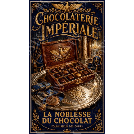 Chocolaterie Impériale – affiche & plaque vintage | Manufacture Arssans