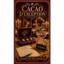 Cacao d'Exception – affiche & plaque vintage | Manufacture Arssans