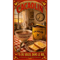 Cacaolin – affiche & plaque vintage | Manufacture Arssans