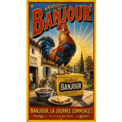 Banjour – affiche & plaque vintage | Manufacture Arssans
