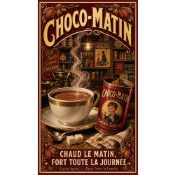 Choco-Matin – affiche & plaque vintage | Manufacture Arssans