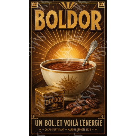 Boldor – affiche & plaque vintage | Manufacture Arssans