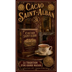Cacao Saint-Alban – affiche & plaque vintage | Manufacture Arssans