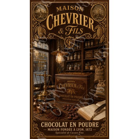 Maison Chevrier & Fils – affiche & plaque vintage | Manufacture Arssans