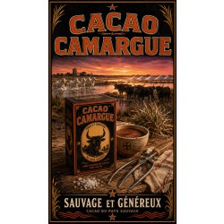 Cacao Camargue – affiche & plaque vintage | Manufacture Arssans