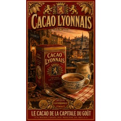 Cacao Lyonnais – affiche & plaque vintage | Manufacture Arssans