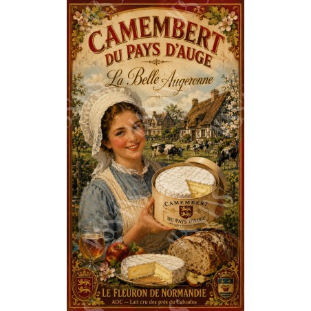 Camembert du Pays d'Auge « La Belle Augeronne » — Manufacture Arssans