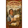 Camembert du Pays d'Auge « La Belle Augeronne » – affiche & plaque vintage | Manufacture Arssans