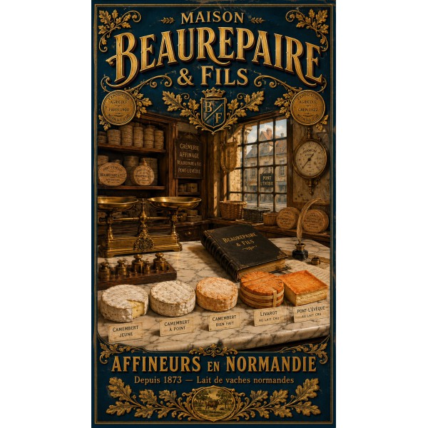Maison Beaurepaire & Fils – affiche & plaque vintage | Manufacture Arssans