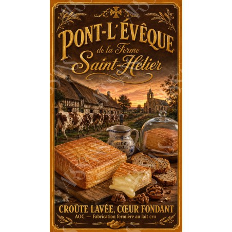 Pont-l'Évêque de la Ferme Saint-Hélier — Manufacture Arssans