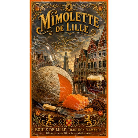 Mimolette de Lille « Maison Vandermeulen » — Manufacture Arssans