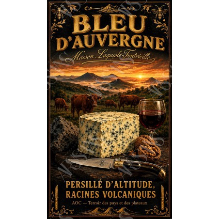 Bleu d'Auvergne « Maison Laguiole-Fontvieille » — Manufacture Arssans