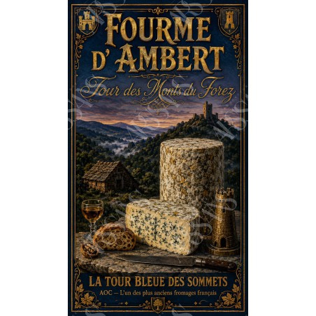 Fourme d'Ambert « Tour des Monts du Forez » — Manufacture Arssans