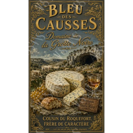 Bleu des Causses « Domaine de la Grotte Noire » — Manufacture Arssans
