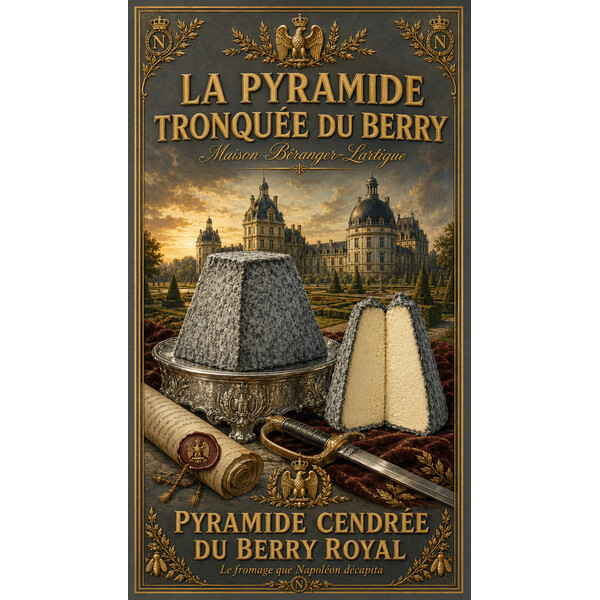 Maison Béranger-Lartigue — La Pyramide Tronquée du Berry – affiche & plaque vintage | Manufacture Arssans