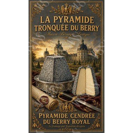 Maison Béranger-Lartigue — La Pyramide Tronquée du Berry – affiche & plaque vintage | Manufacture Arssans