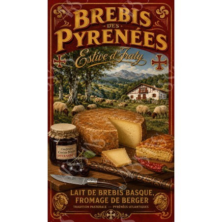 Brebis des Pyrénées « Estive d'Iraty » — Manufacture Arssans