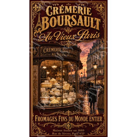 Crémerie Boursault « Au Vieux Paris » — Manufacture Arssans