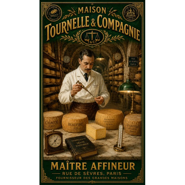 Maison Tournelle & Compagnie – affiche & plaque vintage | Manufacture Arssans