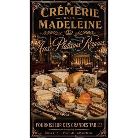 Crémerie de la Madeleine « Aux Plateaux Royaux » — Manufacture Arssans