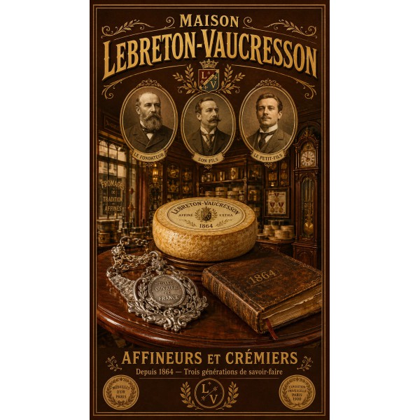 Maison Lebreton-Vaucresson – affiche & plaque vintage | Manufacture Arssans