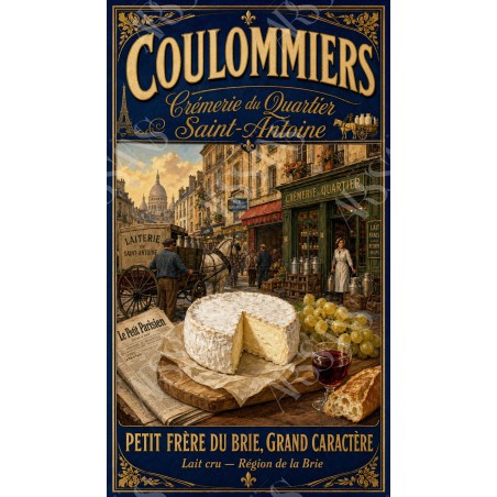 Coulommiers « Crémerie du Quartier Saint-Antoine » — Manufacture Arssans