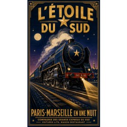 L'Étoile du Sud – affiche & plaque vintage | Manufacture Arssans
