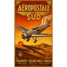 Aéropostale du Sud – affiche & plaque vintage | Manufacture Arssans