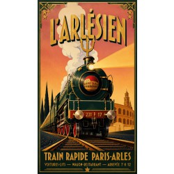 L'Arlésien – affiche & plaque vintage | Manufacture Arssans