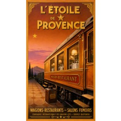 L'Étoile de Provence – affiche & plaque vintage | Manufacture Arssans