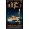 Paquebot Île-de-Beauté – affiche & plaque vintage | Manufacture Arssans