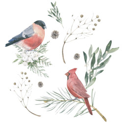 Papier Peint Aquarelle Aves