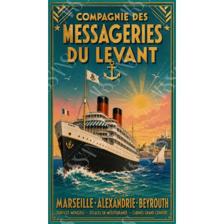 Compagnie des Messageries du Levant — Manufacture Arssans