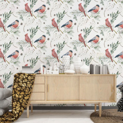 Papier Peint Aquarelle Aves
