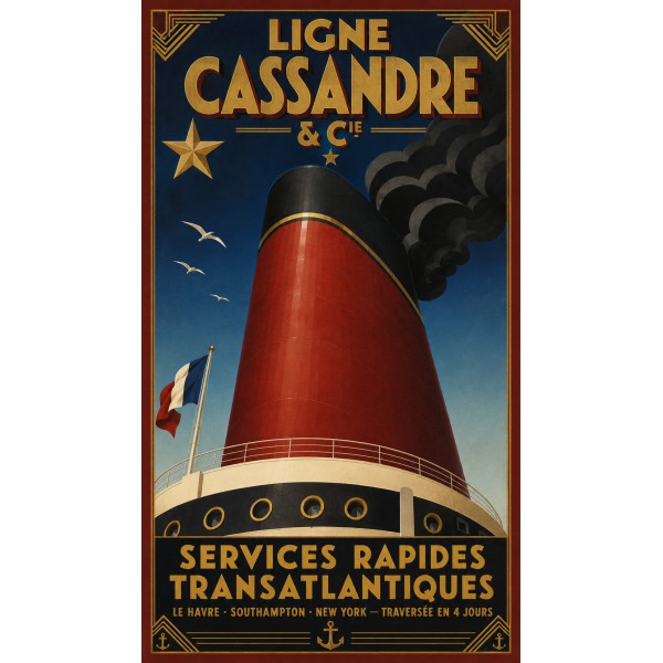 Ligne Cassandre & Cie – affiche & plaque vintage | Manufacture Arssans