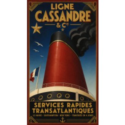Ligne Cassandre & Cie – affiche & plaque vintage | Manufacture Arssans