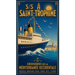 S/S Saint-Trophime – affiche & plaque vintage | Manufacture Arssans