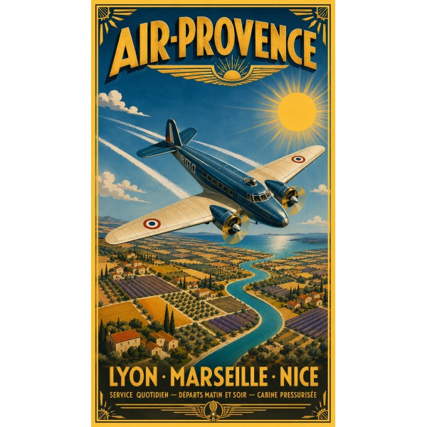 Air-Provence – affiche & plaque vintage | Manufacture Arssans