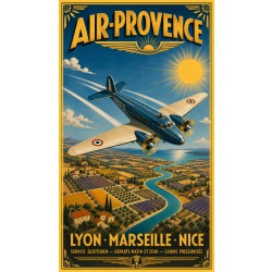 Air-Provence – affiche & plaque vintage | Manufacture Arssans