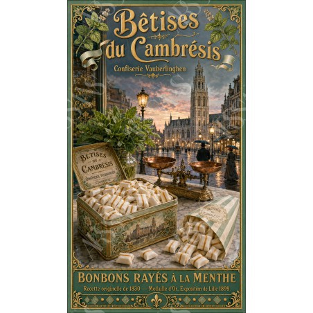 Bêtises du Cambrésis — Confiserie Vauberlinghen — Manufacture Arssans