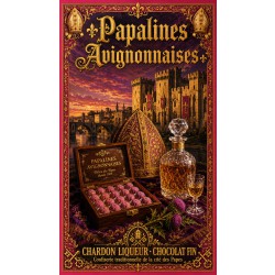 Papalines Avignonnaises – affiche & plaque vintage | Manufacture Arssans