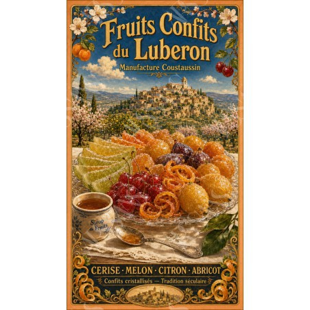 Fruits Confits du Luberon — Manufacture Coustaussin — Manufacture Arssans