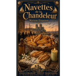 Navettes de la Chandeleur — Maison Esquirol – affiche & plaque vintage | Manufacture Arssans
