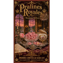 Pralines Royales — Manufacture Ruffinoux – affiche & plaque vintage | Manufacture Arssans