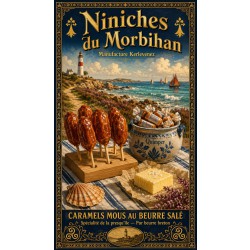 Niniches du Morbihan — Manufacture Kerlevenez – affiche & plaque vintage | Manufacture Arssans