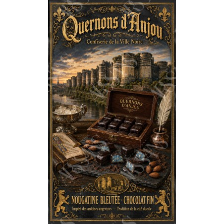 Quernons d'Anjou — Confiserie de la Ville Noire — Manufacture Arssans