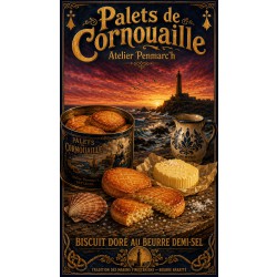 Palets de Cornouaille — Atelier Penmarc'h – affiche & plaque vintage | Manufacture Arssans